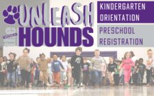 An ad for Kindergarten Orientation and Preschool Registration displays the text 